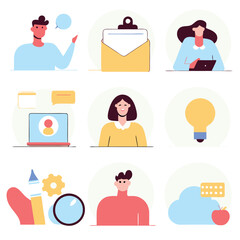 A diverse Vector set Illustrator Artwork Design