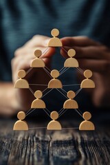 organization chart team concept networking