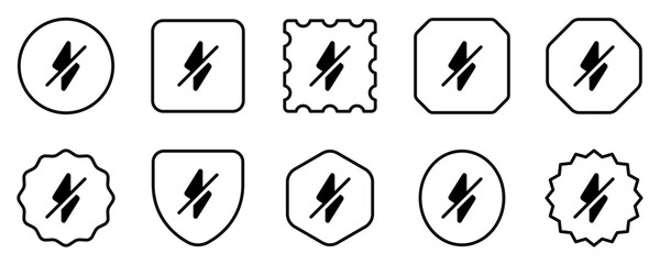 Editable flash off vector icon. Part of a big icon set family. Perfect for web and app interfaces, presentations, infographics, etc