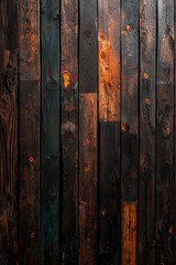 Obraz premium Rustic Wooden Planks with Varied Textures and Warm Tones