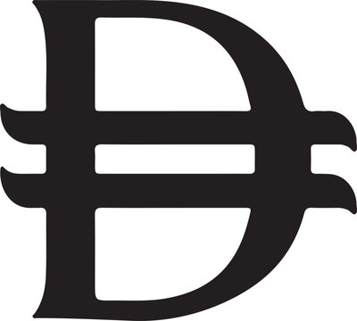 dirham money symbol, sign, icon,