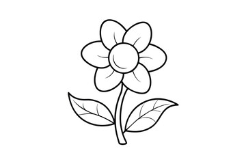 vector illustration of a flower