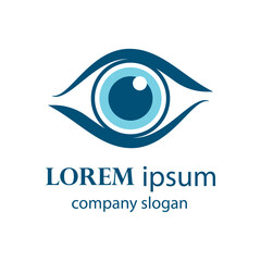 health and eye care logo design