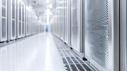 Fototapeta premium Cleanroom air system for precision manufacturing