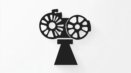 Obraz premium Industrial gears mechanism, factory background, engineering design