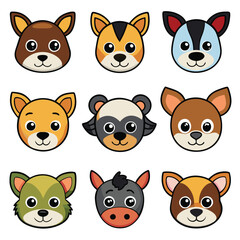 Fototapeta premium A diverse Vector set Illustrator Artwork Design 