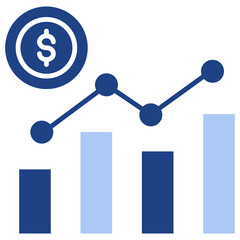 Business Flat Blue Icon