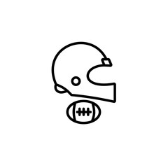 American Football Helmet Icon