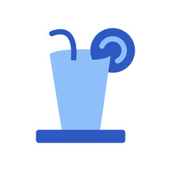 orange juice icon design