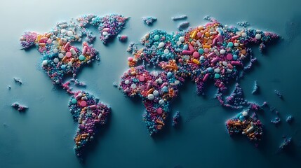 World Map A Conceptual Visualization