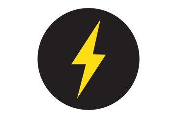 flash lightning bolt icon set. flash thunder power icon. Electric symbols set. Electric lightning symbols. Flash light sign. Electric vector icons, Bolt lightning flash icons