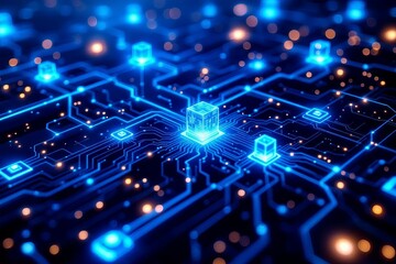 Obraz premium Fintech Digital Technology and Innovation in Financial Services