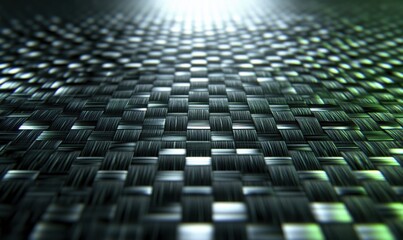 Carbon fiber weave texture, close-up, industrial material background