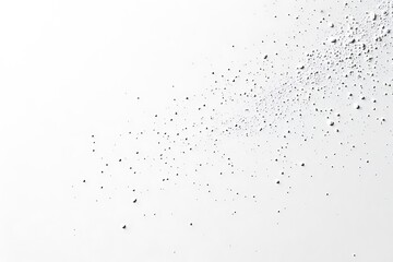 Obraz premium Abstract white background with scattered dust particles for creative design elements
