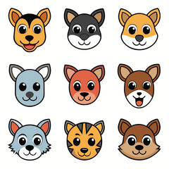 Fototapeta premium A diverse Vector set Illustrator Artwork Design
