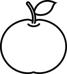 illustration of orange