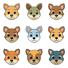 Fototapeta premium A diverse Vector set Illustrator Artwork Design