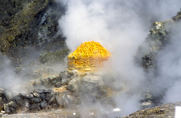Italy, Pozzuoli, Solfatara