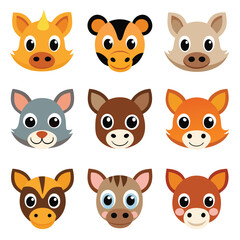 Fototapeta premium A diverse Vector set Illustrator Artwork Design 