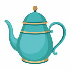 Obraz premium traditional teapot with curved spout
