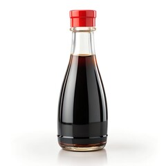 Soy Sauce Bottle with Red Cap – Studio Shot