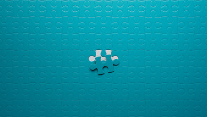 Turquoise Puzzle Challenge: The Missing Piece Awaits Completion