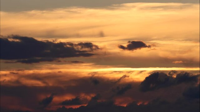 Time lapse of clouds in the sky 