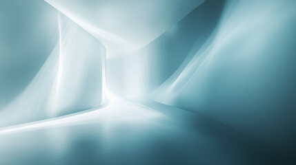 Serene blue abstract gradient, minimalistic and clean, evoking calm and tranquility.