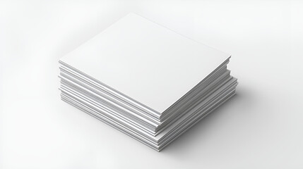 Photorealistic Blank Business Card Mockup with Soft Shadows