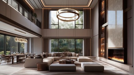 Luxurious Modern Home Interior Living Room