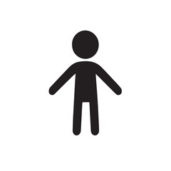 Black Silhouette of a Happy Person Celebrating with Stars – Joy, Success, Excitement, Achievement, and Positive Energy Icon