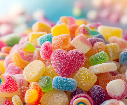 colorful jelly beans