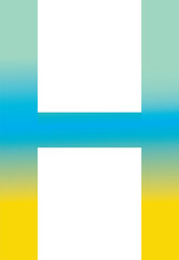 Fototapeta premium H.eps Nice Alphabet