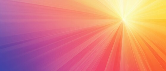 Obraz premium Radiant Light Rays Abstract Background in Shades of Warm Colors