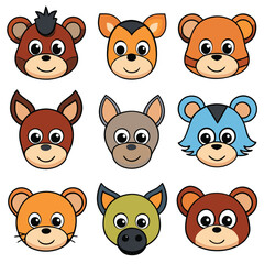 Fototapeta premium A diverse Vector set Illustrator Artwork Design