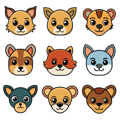Fototapeta premium A diverse Vector set Illustrator Artwork Design
