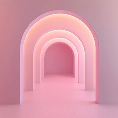 Fototapeta premium arch in the red 