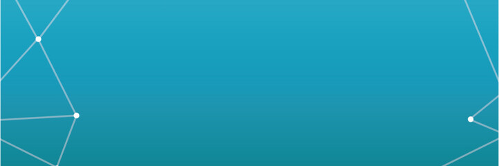 Abstract teal background with connecting lines and dots
