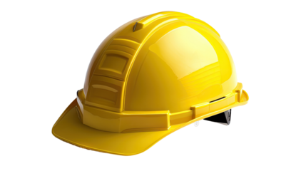 Hard Hat: A vivid depiction of a yellow hard hat.