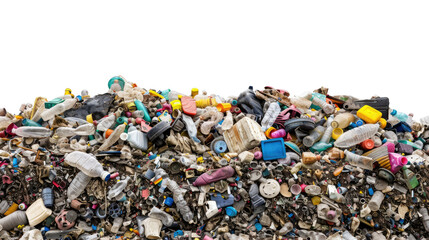 Trash Pile: An image of a large heap of assorted trash, highlighting the consequences of waste, pollution, and environmental degradation.