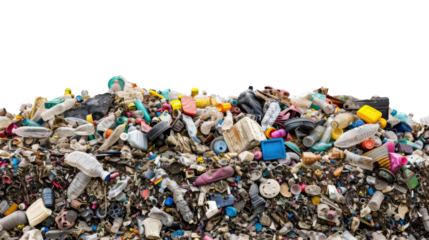 Trash Pile: An image of a large heap of assorted trash, highlighting the consequences of waste, pollution, and environmental degradation.