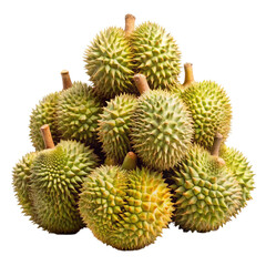 durian isolated on white background