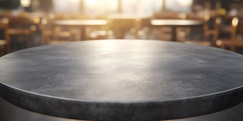 Fototapeta premium Empty Cafe Table Outdoors