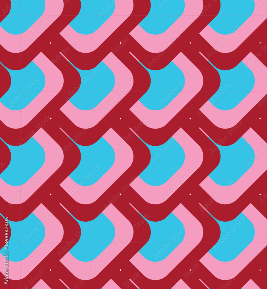 Poster gradient colors lines with smooth shapes pattern abstract vector design elements for backgrounds, pa