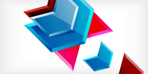 Technology dynamic arrow geometric background. Vector Illustration For Wallpaper, Banner, Background, Card, Book Illustration, landing page