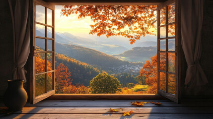 Mountain scenery window views   nature landscape scene scenery wallpaper backdrop