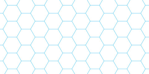 Seamless creative geometric Pattern of white hexagon white abstract hexagon wallpaper or background. Futuristic abstract honeycomb mosaic white background. white hexagon geometric texture.	