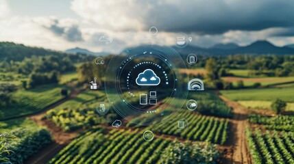 Smart farming technology enhances agricultural efficiency and sustainability through data-driven insights