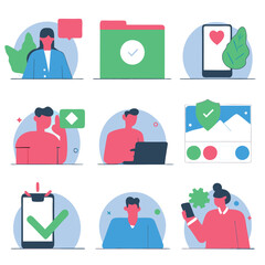 A diverse Vector set Illustrator Artwork Design