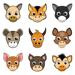 Fototapeta premium A diverse Vector set Illustrator Artwork Design